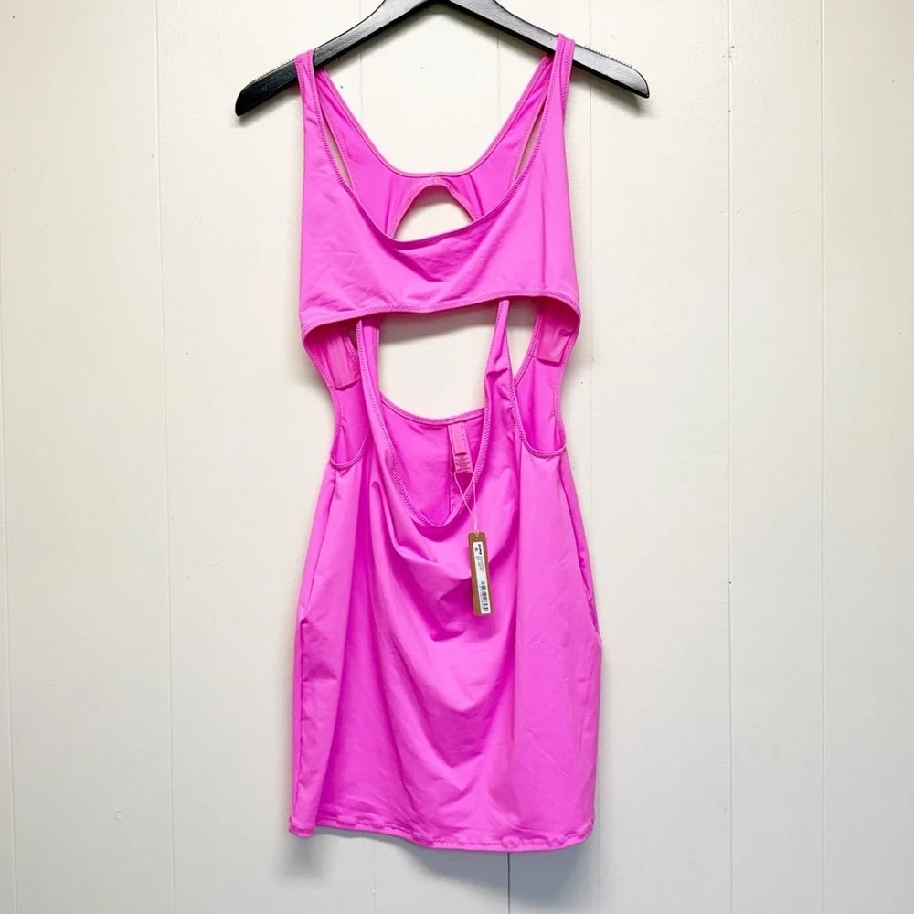 NWT SKIMS Swim Cut Out Tank Dress Women's 3662